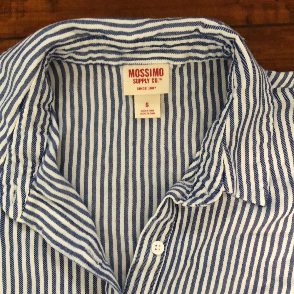Button striped blouse - Picture 3 of 4